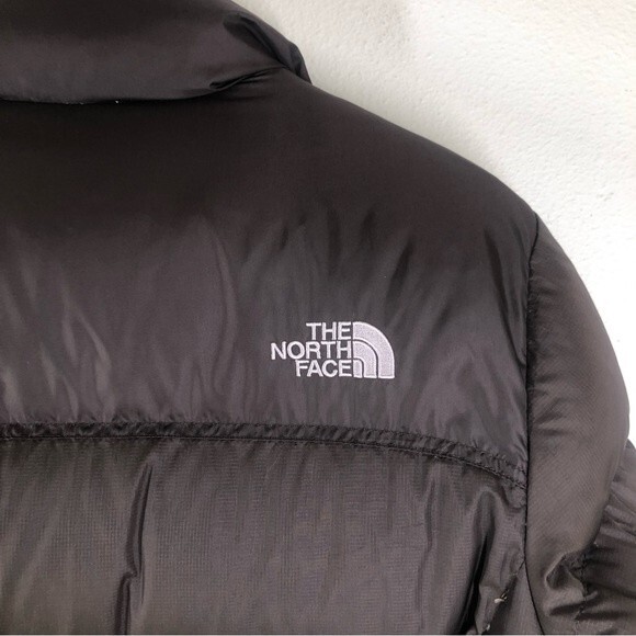The North Face 700 Fill Nuptse Down Puffer Jacket Chocolate Brown Medium - Picture 10 of 13